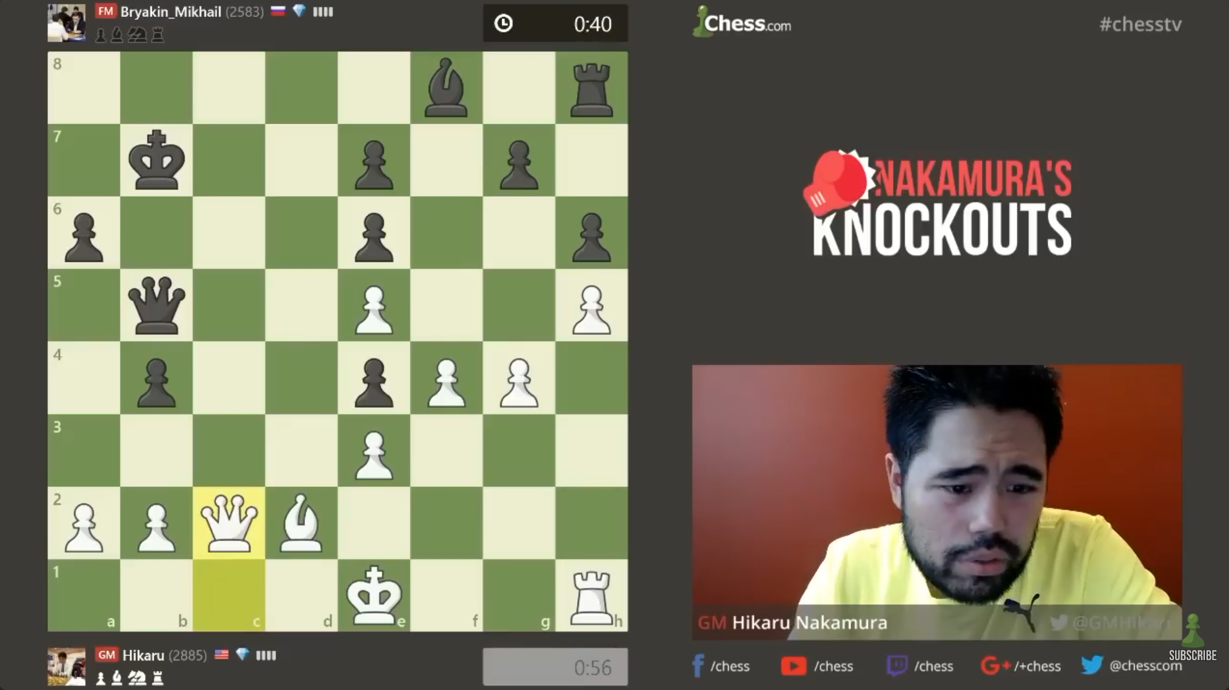 Hikaru Nakamura on his first ever Twitch livestream in 2017.